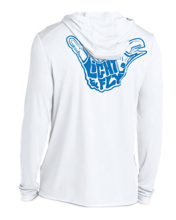 Shaka & Shallows Hoodie-White
