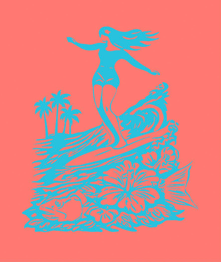 La Chica - Soft Coral T